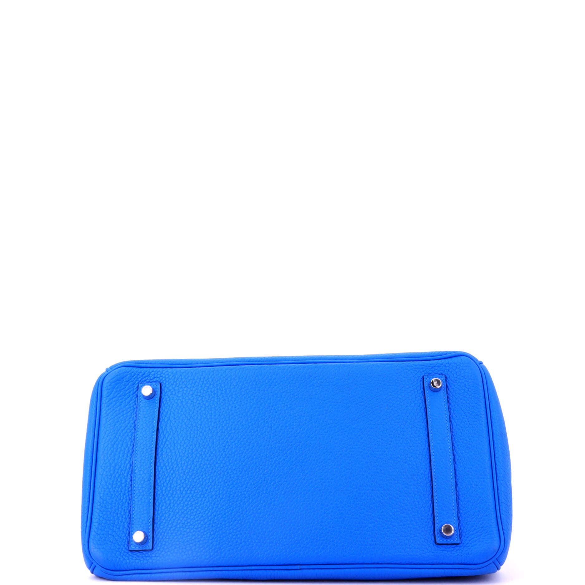 Pre-Owned Hermes Birkin Handbag Bicolor Clemence with Palladium Hardware 35, Alternate, color, 