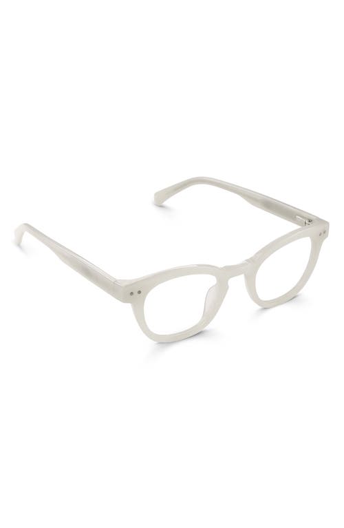 Eyebobs Waylaid 45mm Round Reading Glasses In Milky White