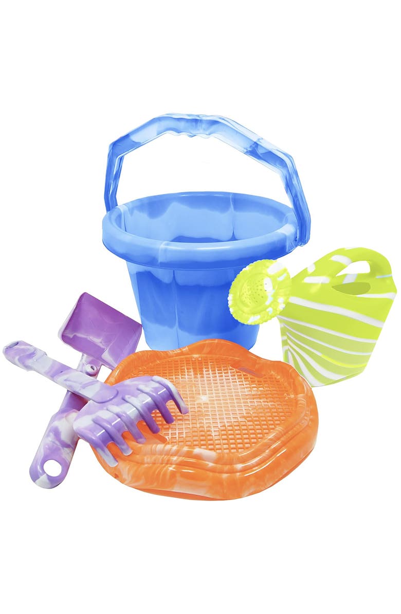 Scooba Duck Beach Bucket 5 Piece Set, Main, color, Multicolored