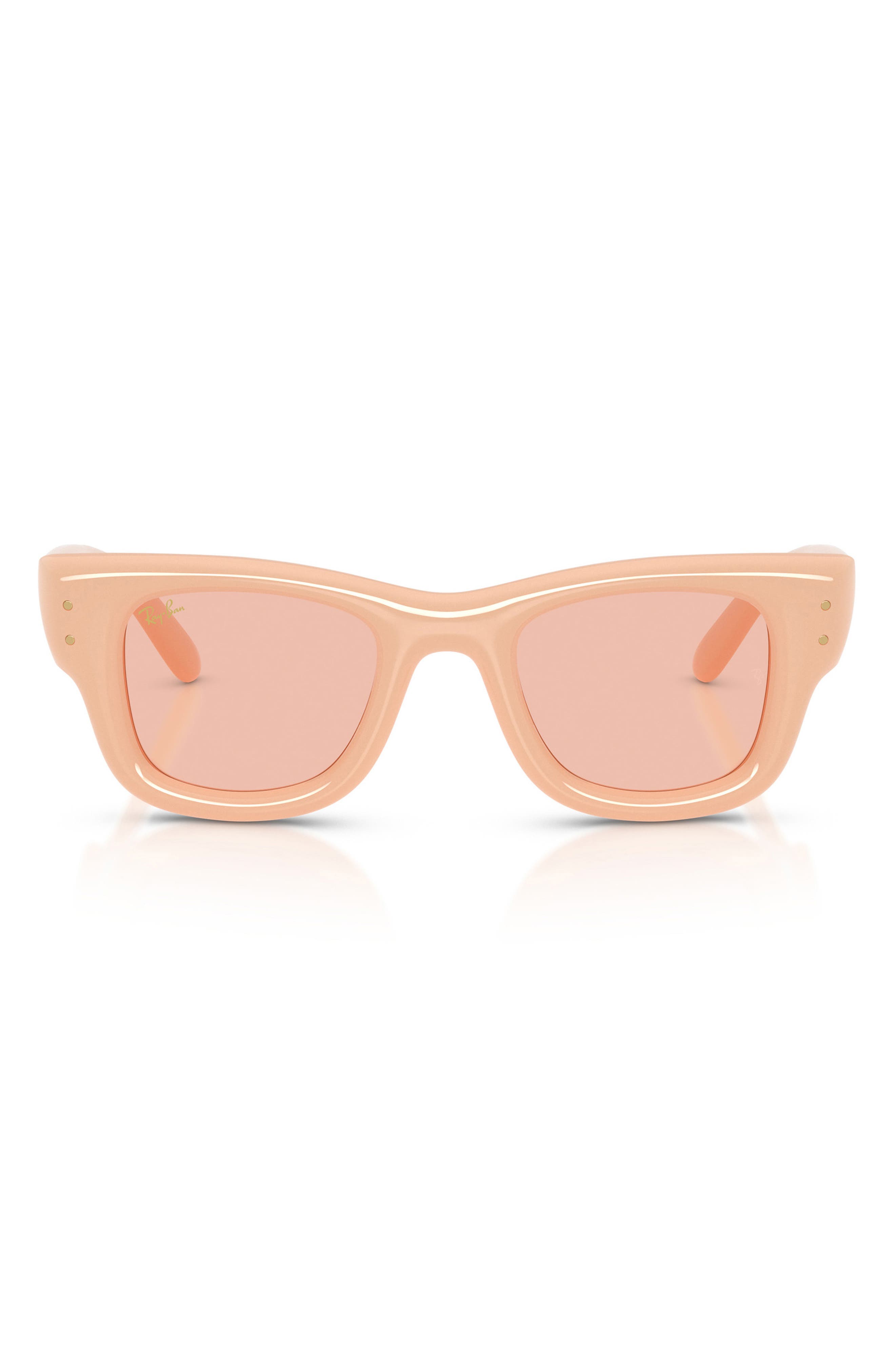 SOLID TAN/ DARK PINK