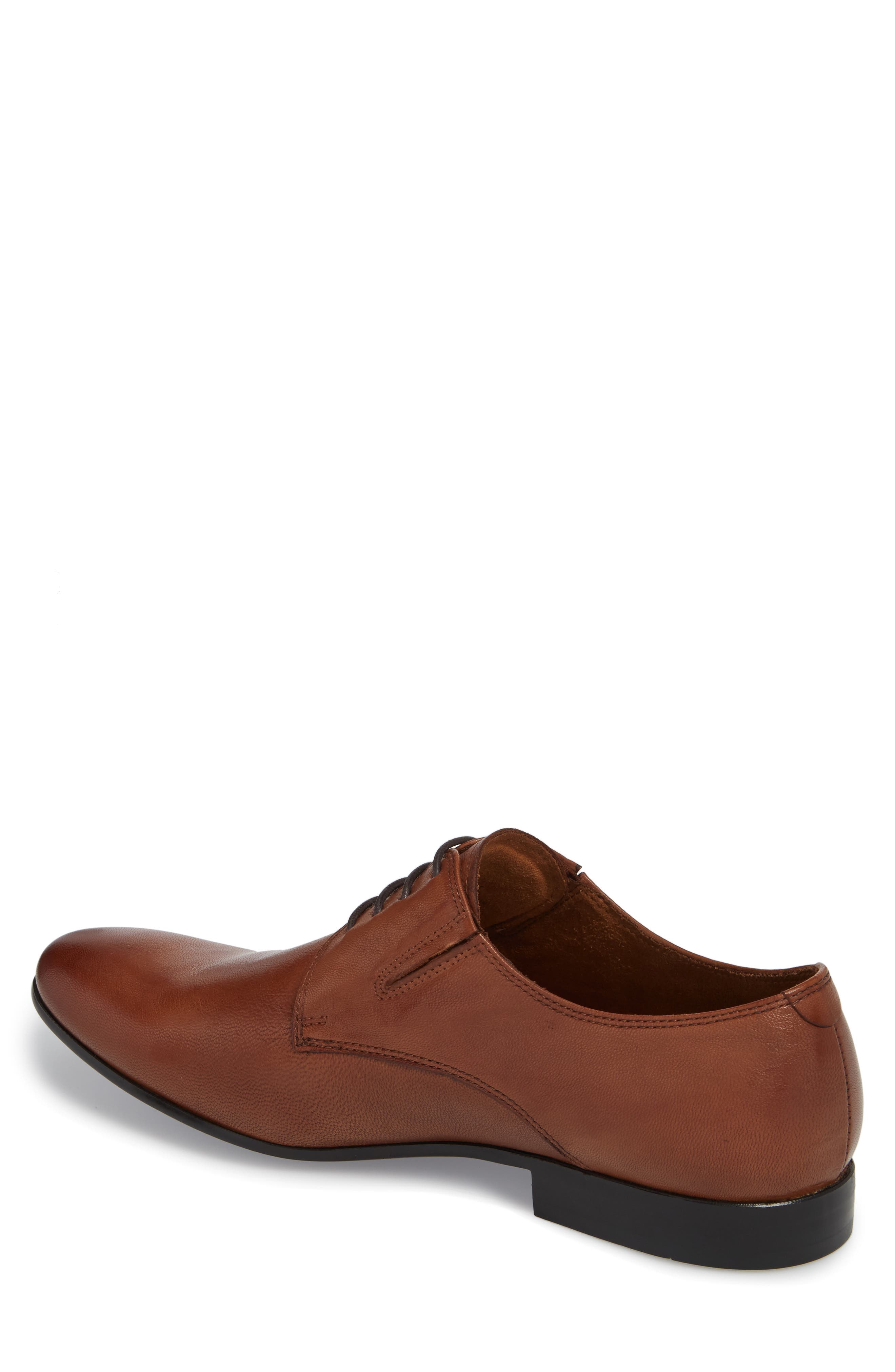 'Mix-Er' Plain Toe Derby, Alternate, color, COGNAC LEATHER
