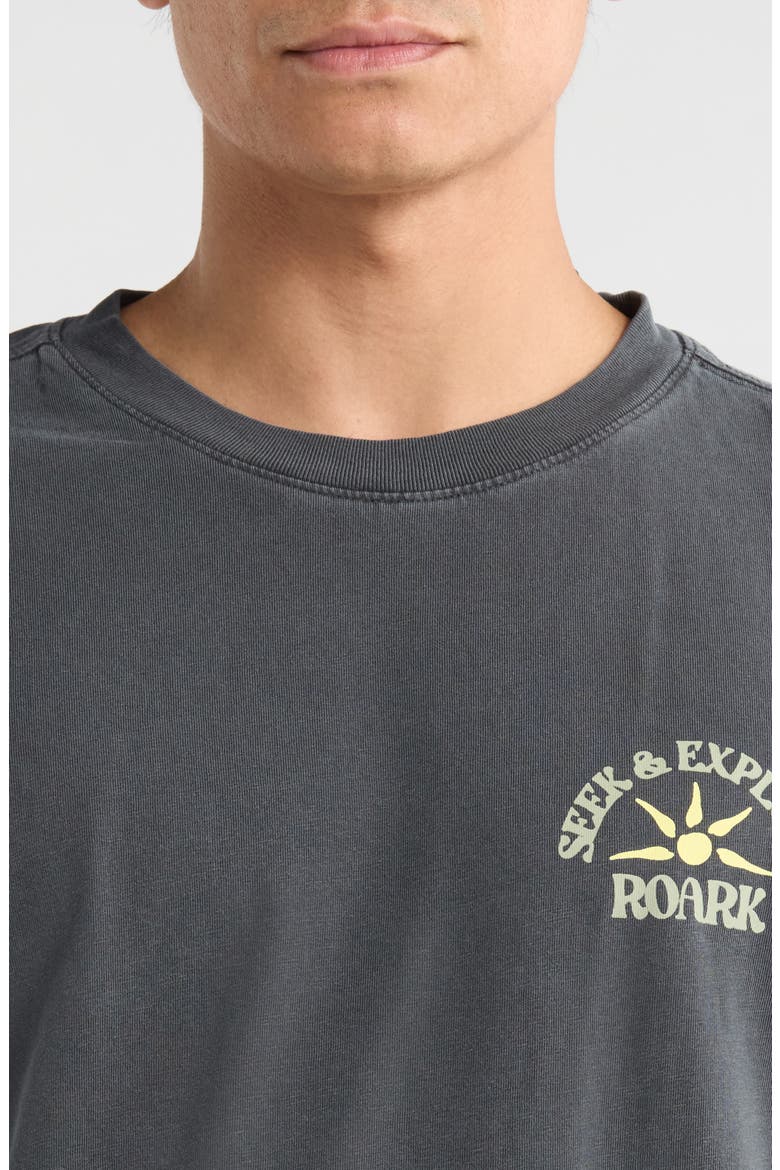 Seek & Explore Cotton Graphic T-Shirt, Alternate, color, CHARCOAL