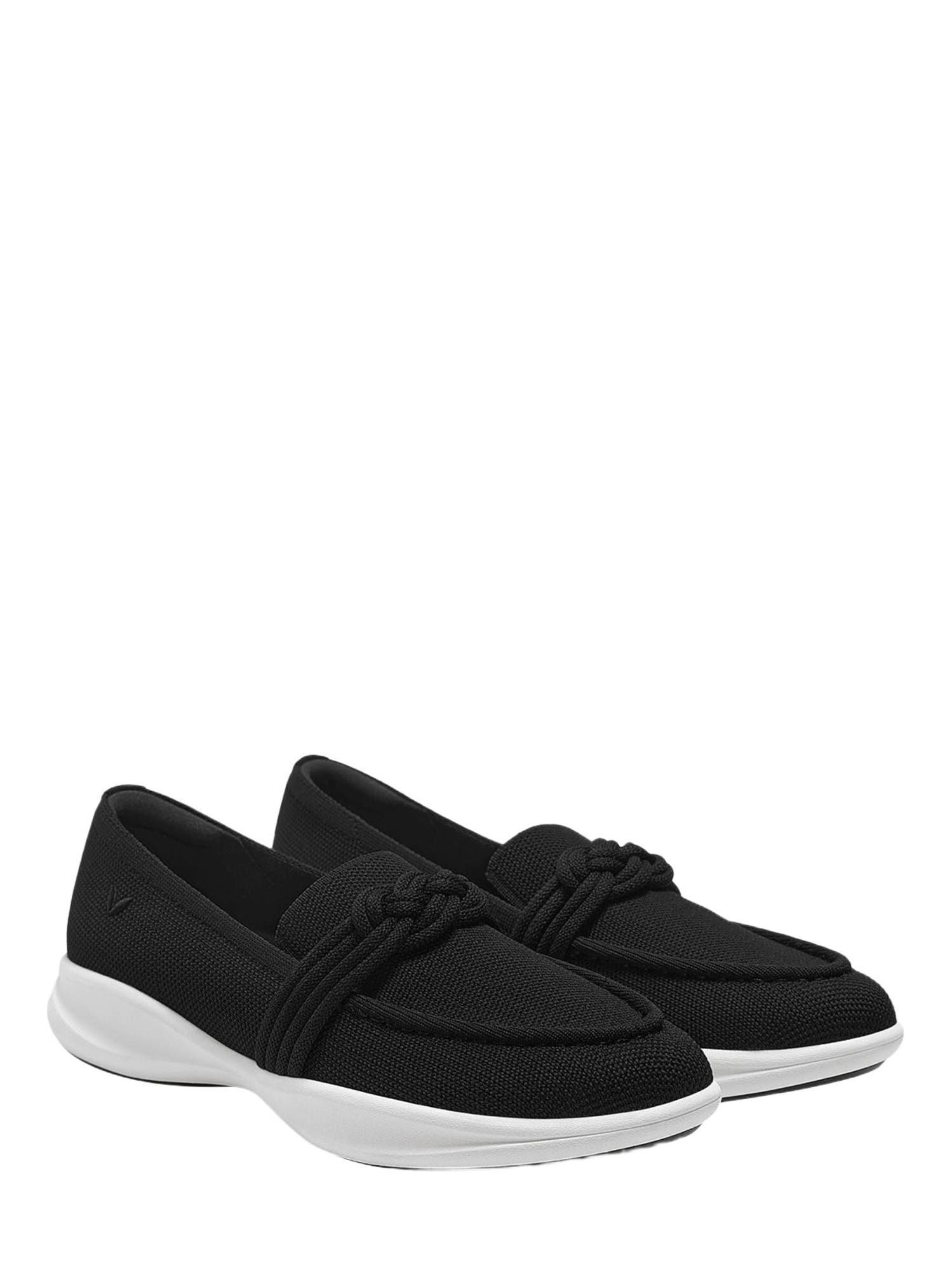 Water-Repellent Round-Toe Sneaker Loafers, Main, color, Black
