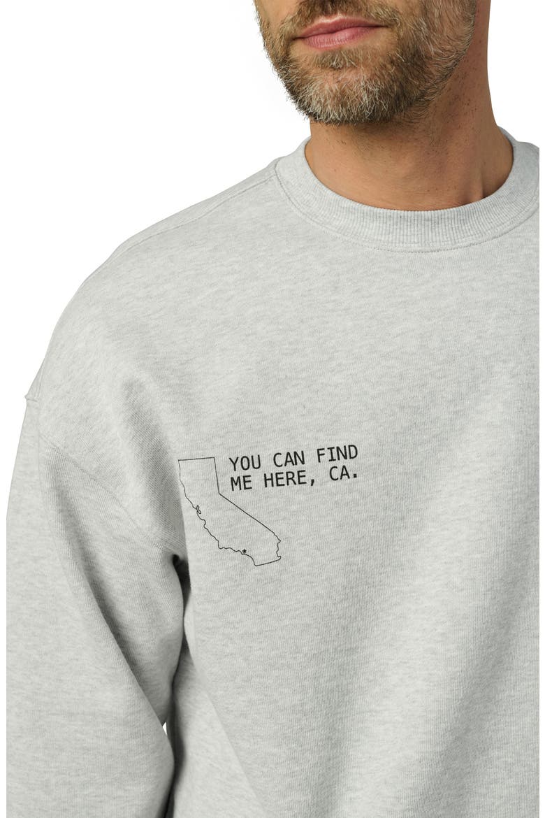 Relaxed Crewneck Graphic Sweatshirt, Alternate, color, LIGHT HEATHER GREY