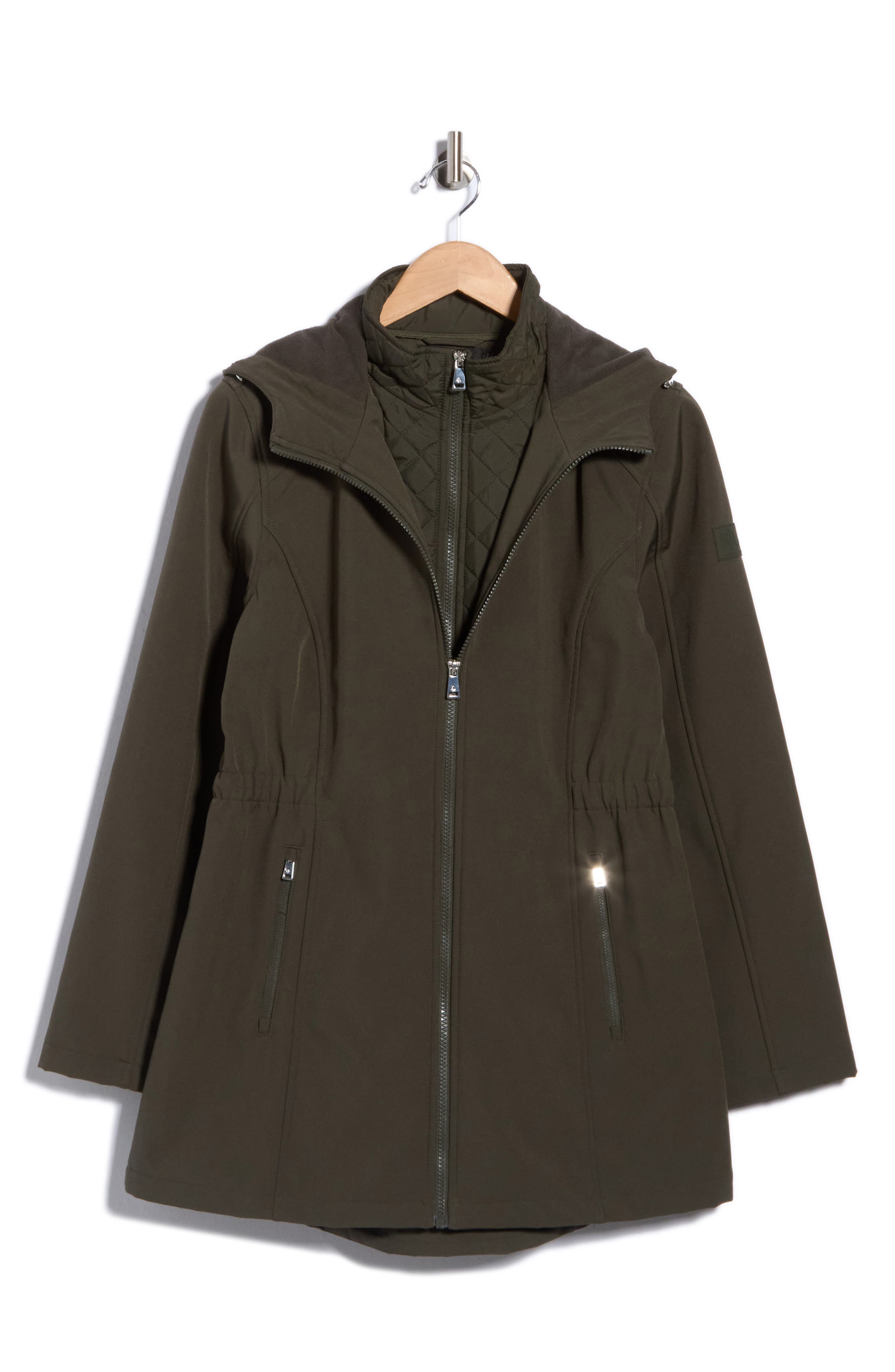 Hooded Soft Shell Jacket with Removable Vest