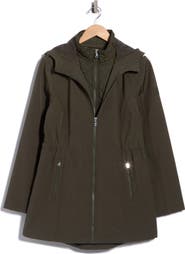 Lauren Ralph Lauren Hooded Soft Shell Jacket with Removable Vest