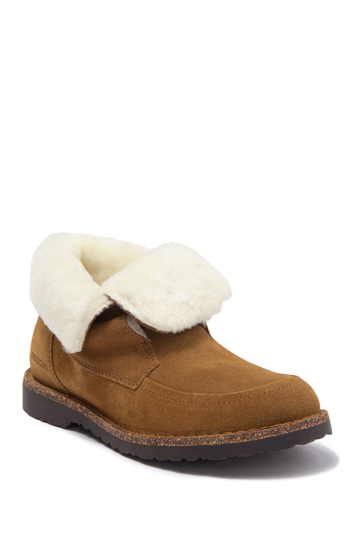 Birkenstock Bakki Genuine Shearling Lined Suede Boot - Discontinued, Alternate, color, 