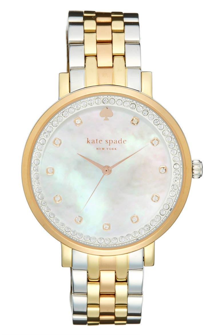'monterrey' bracelet watch, 38mm, Main, color, GOLD