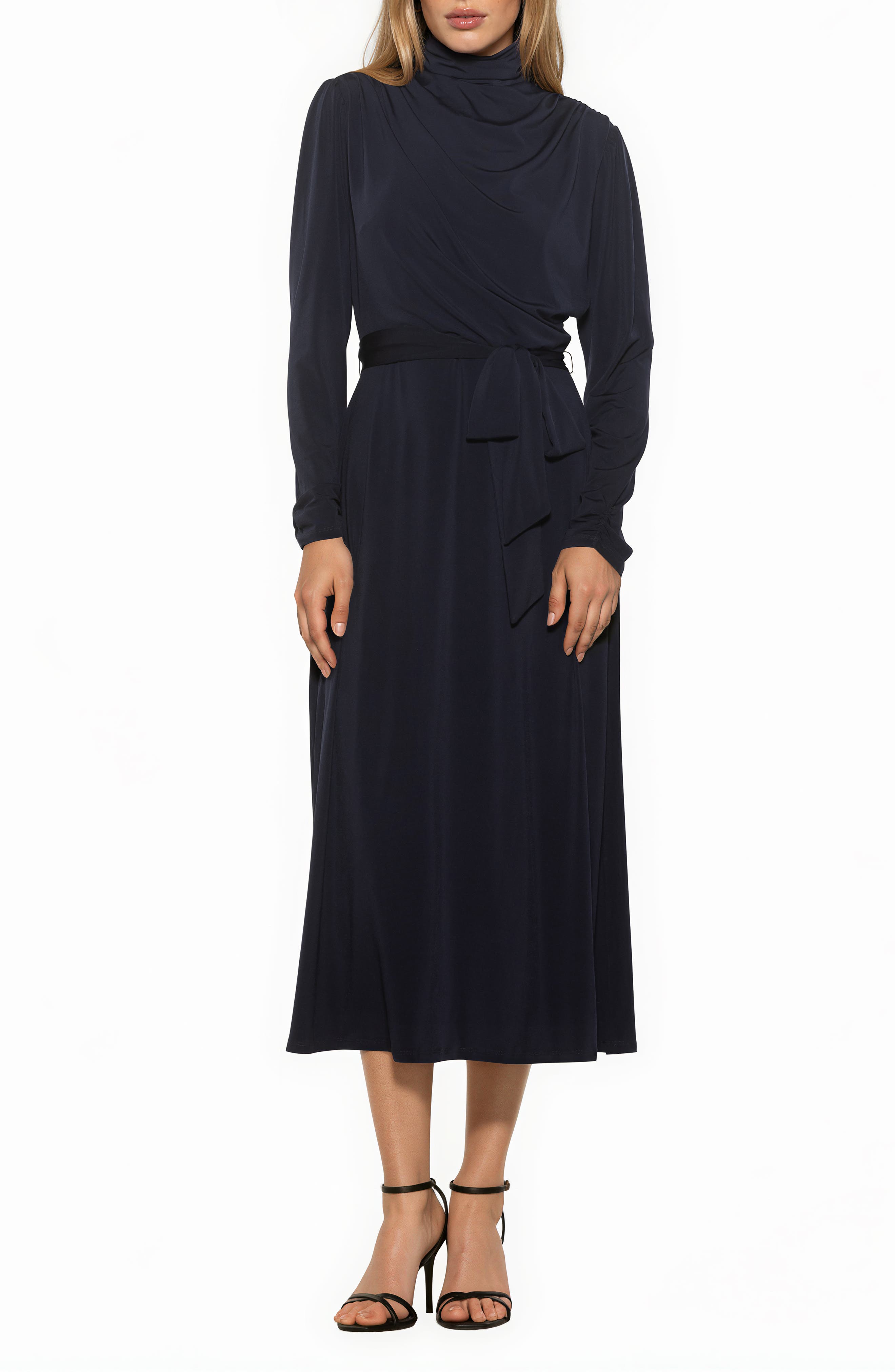 Seraphine Mock Neck Midi Dress