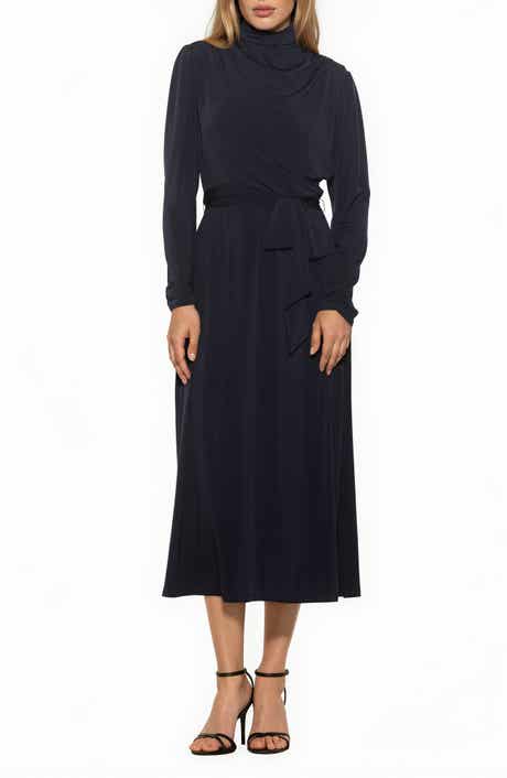 Seraphine Mock Neck Midi Dress