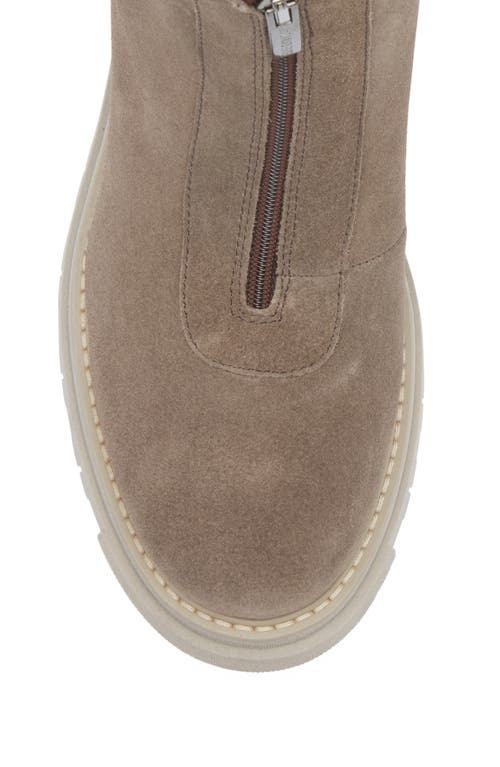 La Canadienne Deon Genuine Shearling Waterproof Bootie In Burgundy