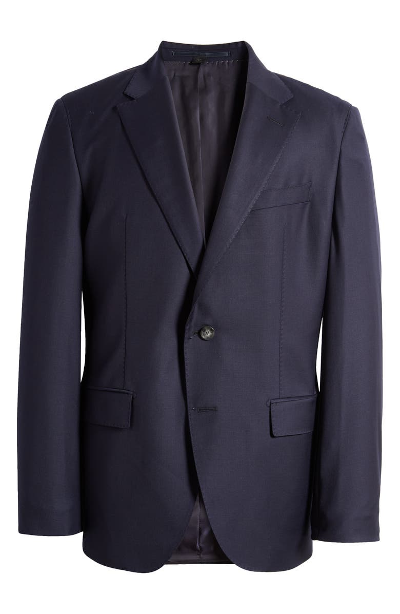 BOSS Harvers Navy Stretch Wool Sport Coat, Main, color, 