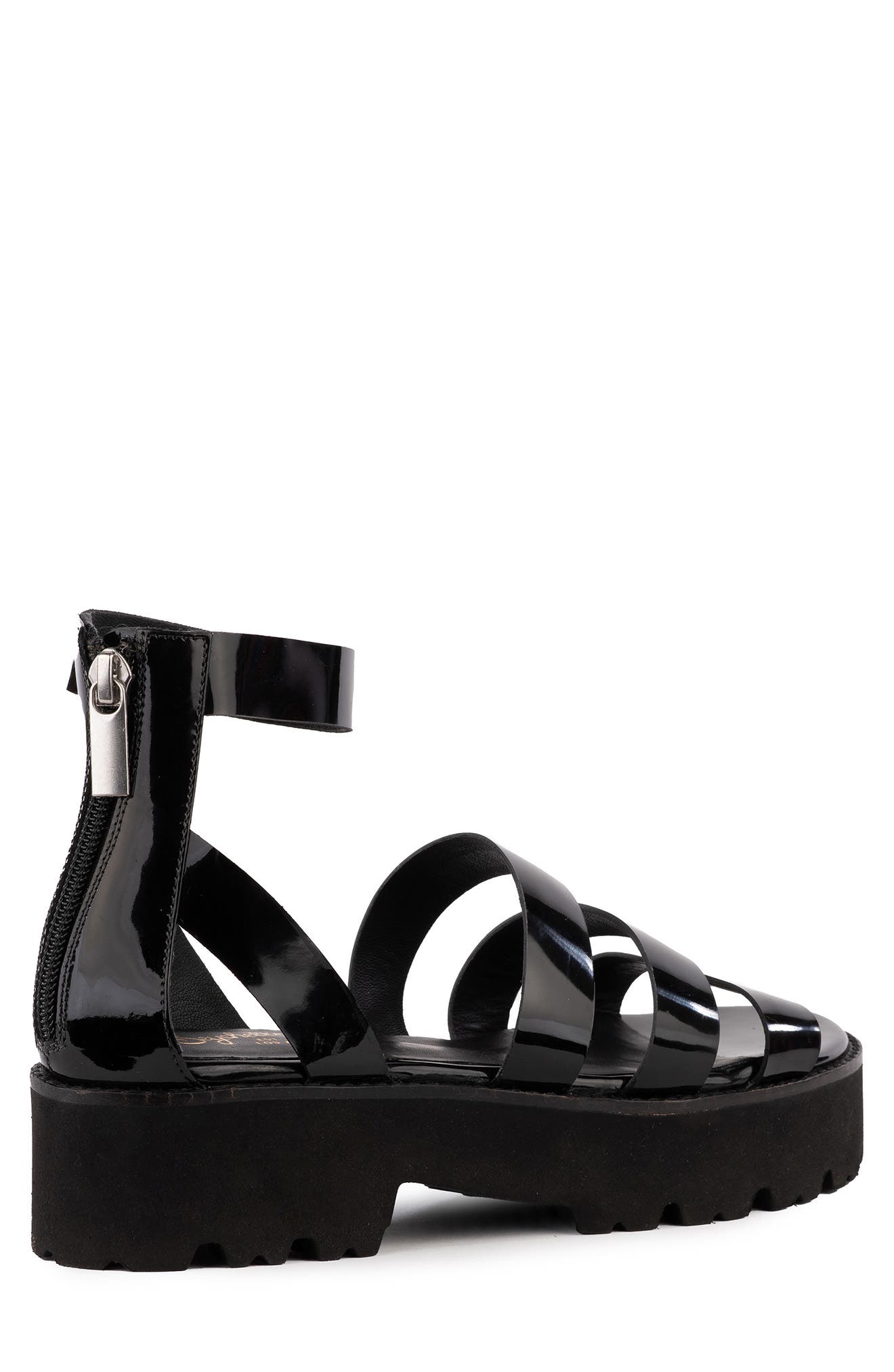 Seychelles Nightlife Patent Platform Sandal, Alternate, color, 