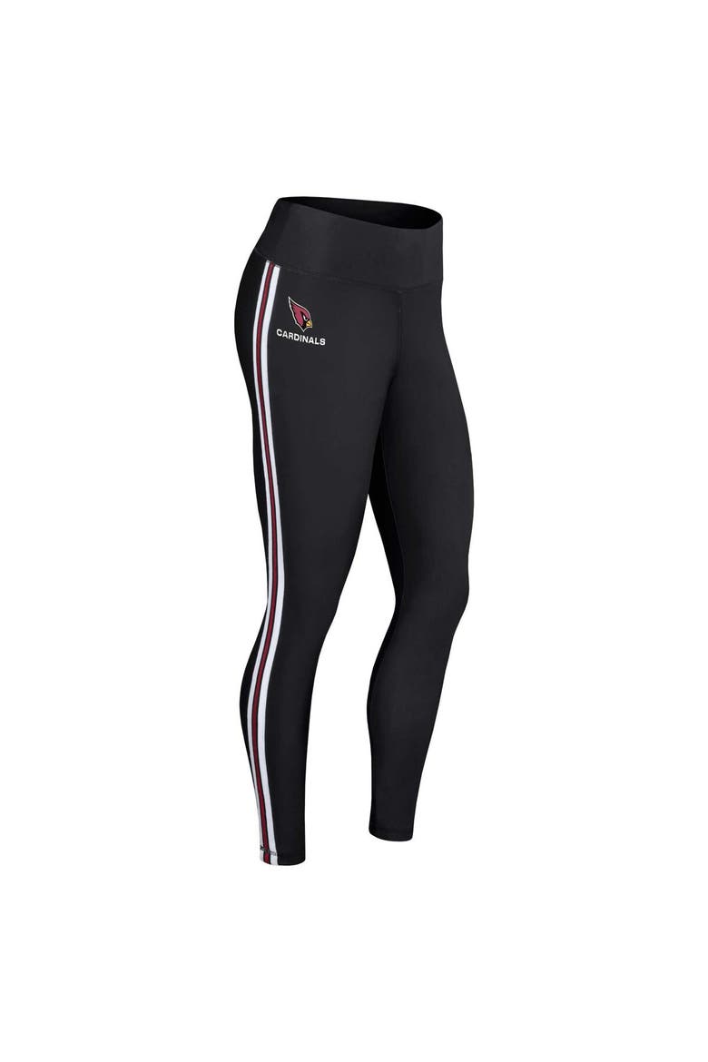 Women's WEAR by Erin Andrews Black Arizona Cardinals Color Block Leggings, Alternate, color, Black