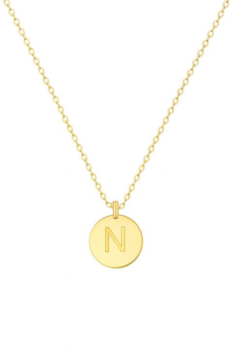 Initial Pendant Necklace