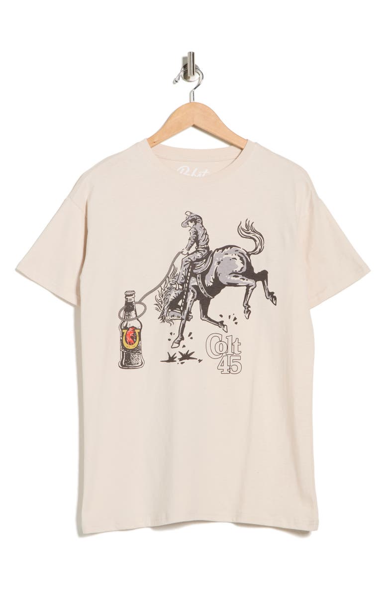 Philcos Colt 45 Cowboy Graphic T-Shirt, Alternate, color, Natural