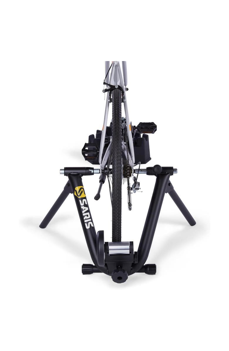 Saris Indoor Bike Trainer with Magnetic Resistance and App Compatibility, Alternate, color, Black