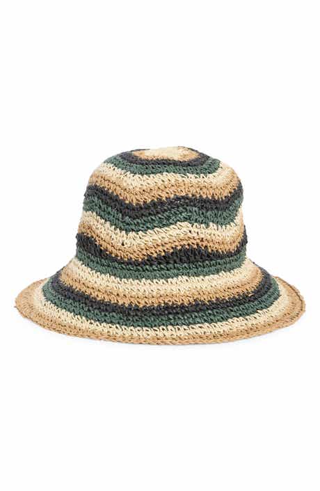 San Diego Hat Striped Woven Bucket Hat