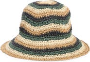 San Diego Hat Striped Woven Bucket Hat