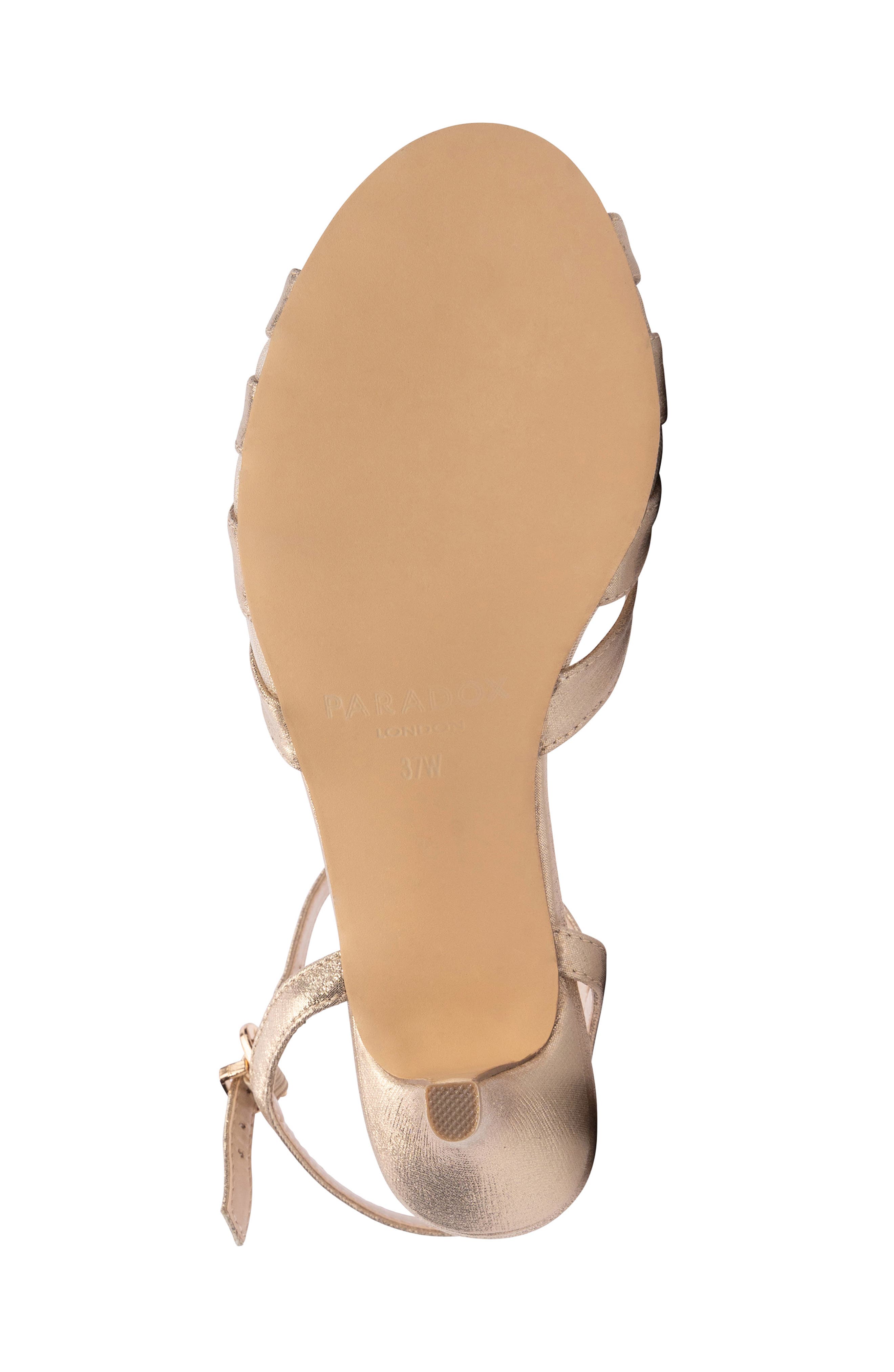 Theresa Ankle Strap Sandal, Alternate, color, CHAMPAGNE