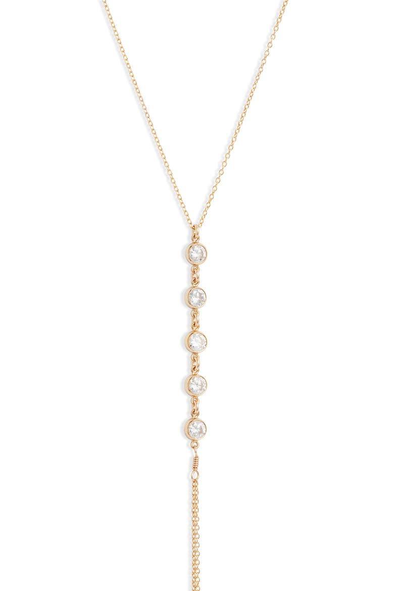 Rory Y-Necklace, Main, color, GOLD