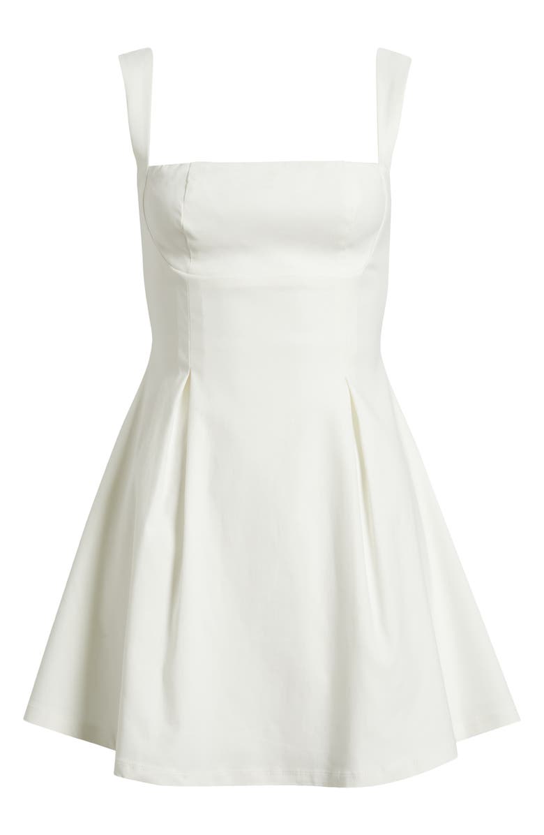 Princess Polly Xanthus Fit & Flare Minidress, Alternate, color, White