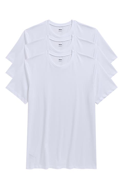 3-Pack Lightweight Cotton T-Shirts (Regular & Big)