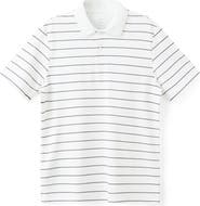 MANGO Slim Fit Stripe CoolMax® Piqué Polo