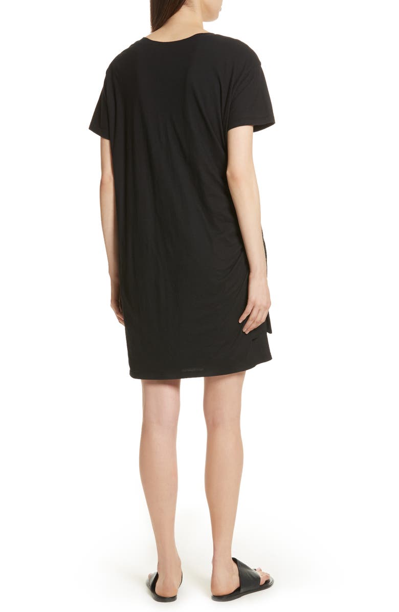 Vince Side Tie Cotton Dress, Alternate, color, 