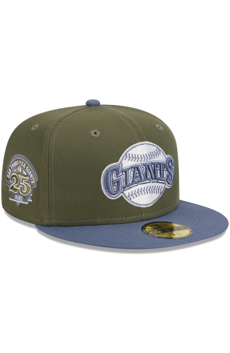 New Era Men's New Era Olive/Blue San Francisco Giants 59FIFTY Fitted Hat, Main, color, 