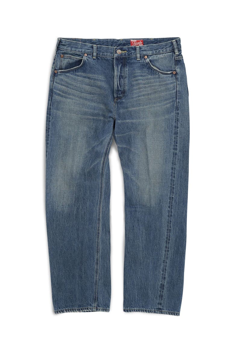 Ibara 33 Japan Denim Five Pocket Regular Fit Pants, Main, color, Custom Wash