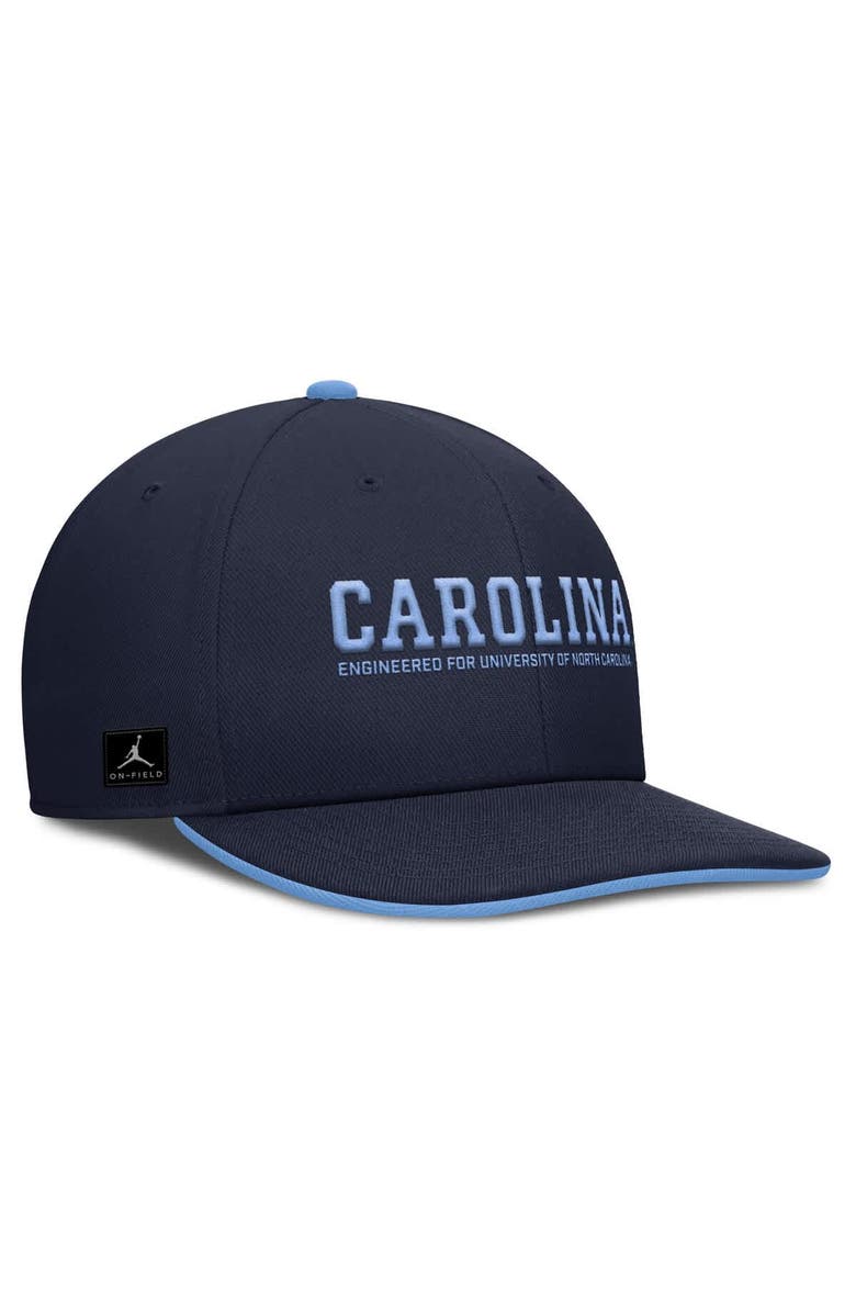 Jordan Brand Men's Jordan Brand Navy North Carolina Tar Heels 2025 On-Field Pro Performance Adjustable Hat, Alternate, color, 