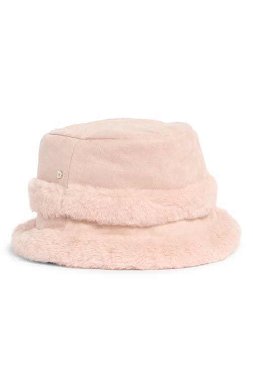 Steve Madden Reversible Faux Fut Bucket Hat