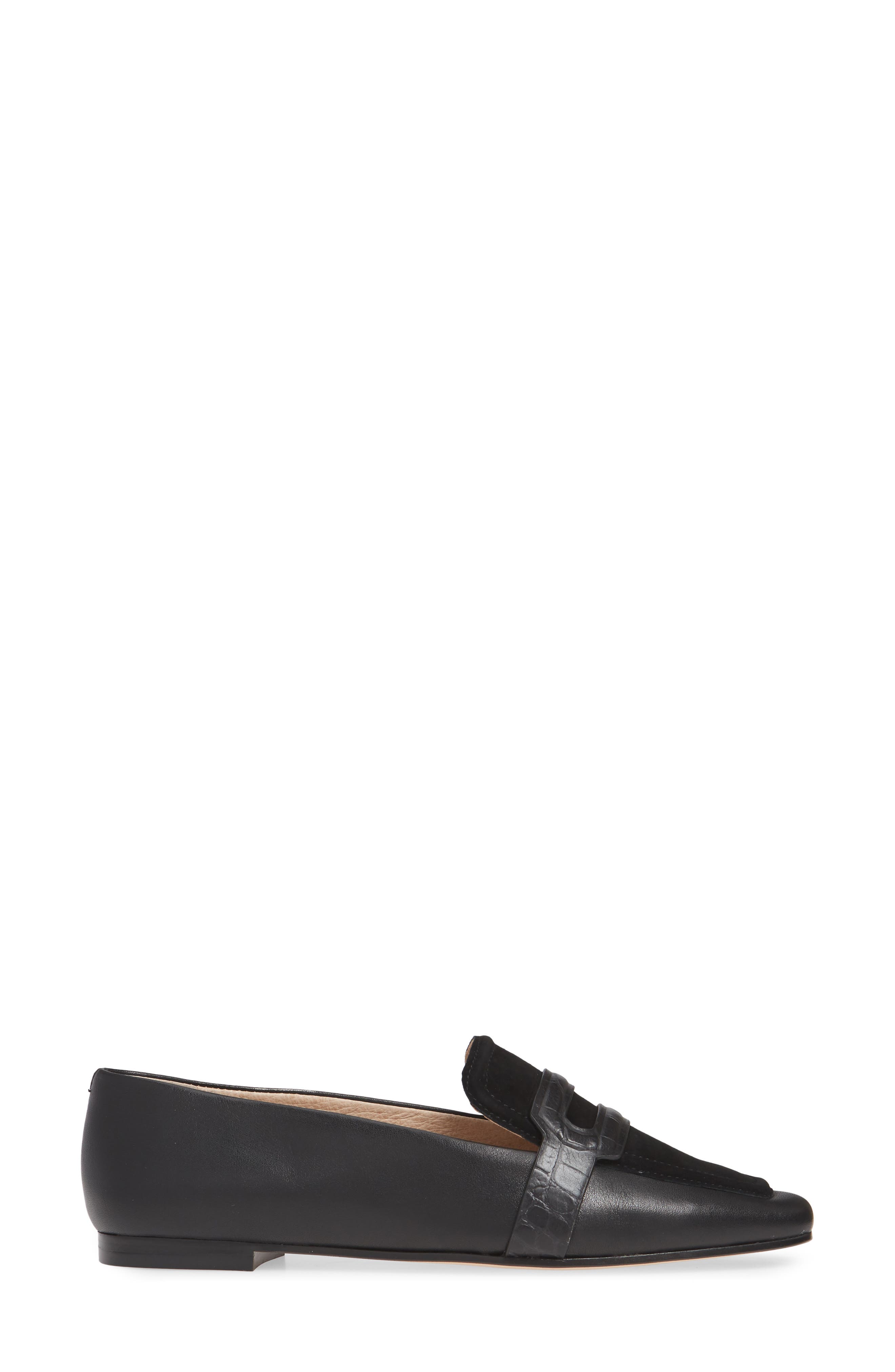 Beale Flat, Alternate, color, BLACK LEATHER