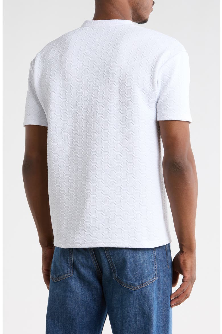 Textured Knit T-Shirt, Alternate, color, WHITE