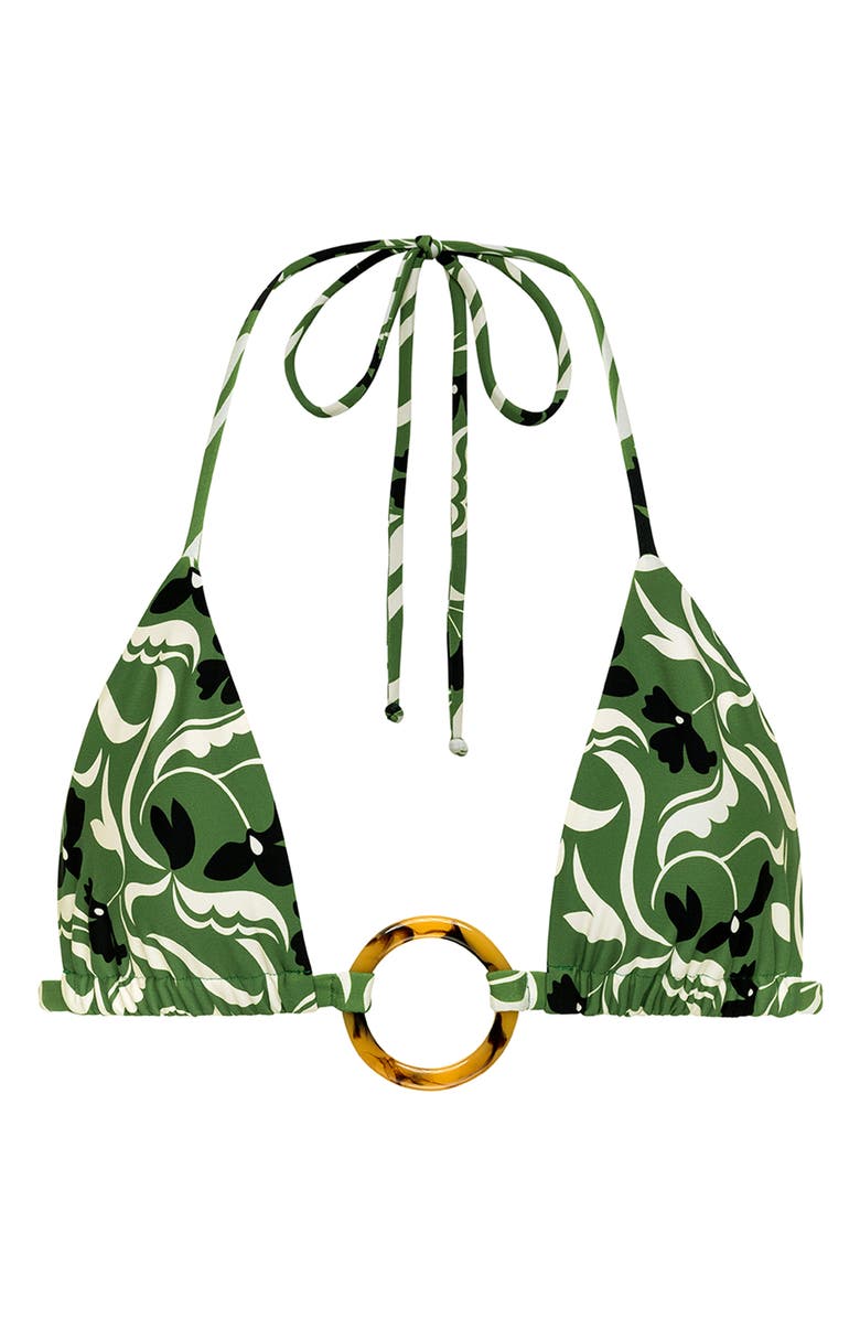 MONTCE Veronica Floral Emma Triangle Bikini Top, Alternate, color, Veronica Floral