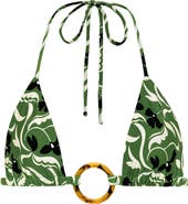 MONTCE Veronica Floral Emma Triangle Bikini Top