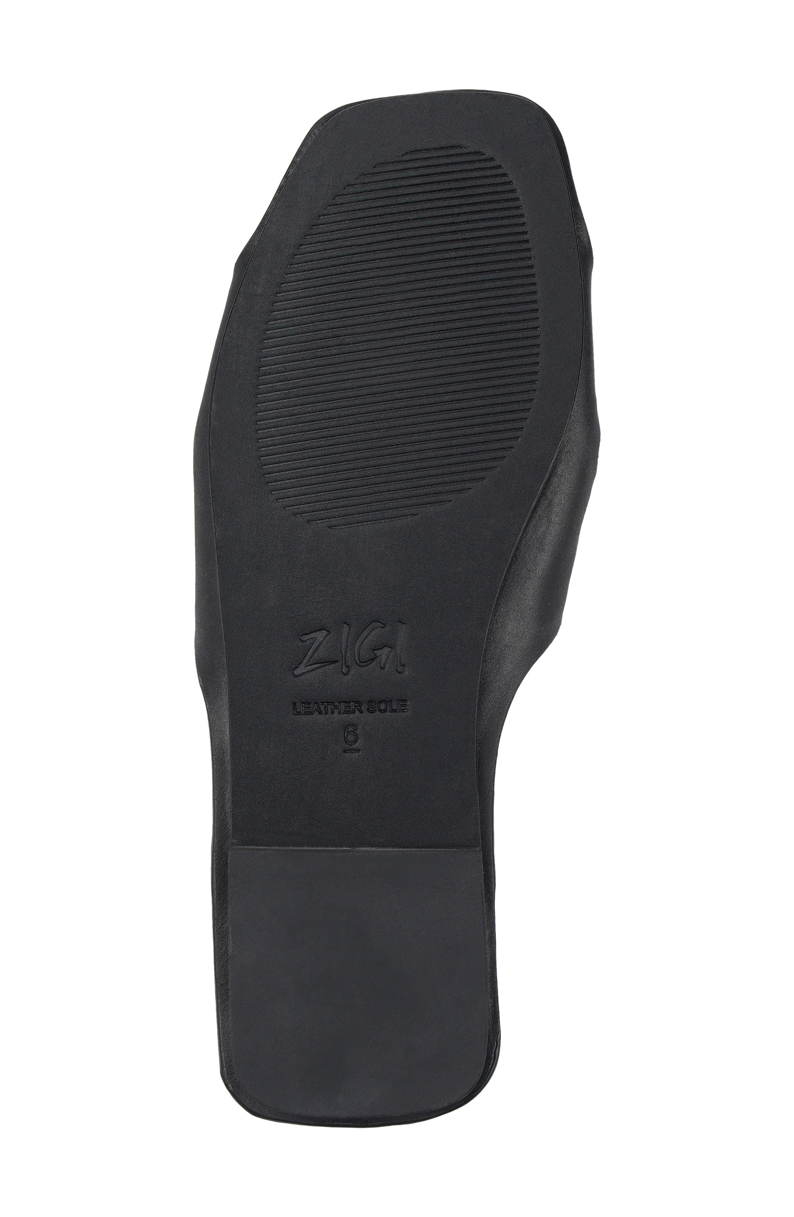Marcie Slide Sandal, Alternate, color, BLACK LEATHER