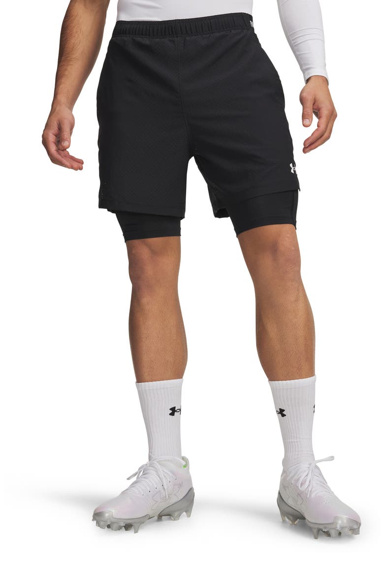 UA Vanish Woven 2.0 2-in-1 Shorts, Main, color, 001 BLACK