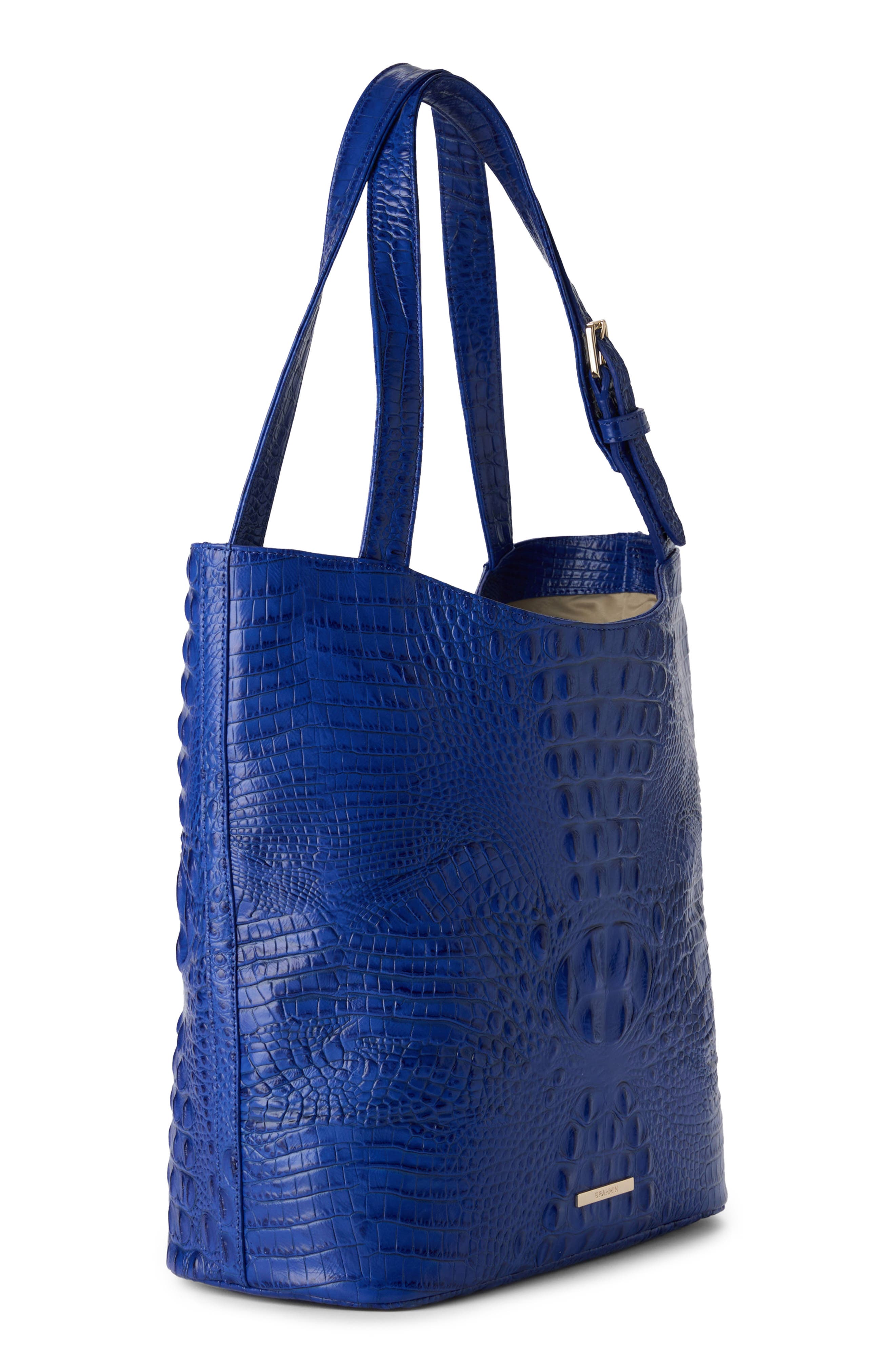 Brahmin Brayden Croc Embossed Leather Tote, Alternate, color, 