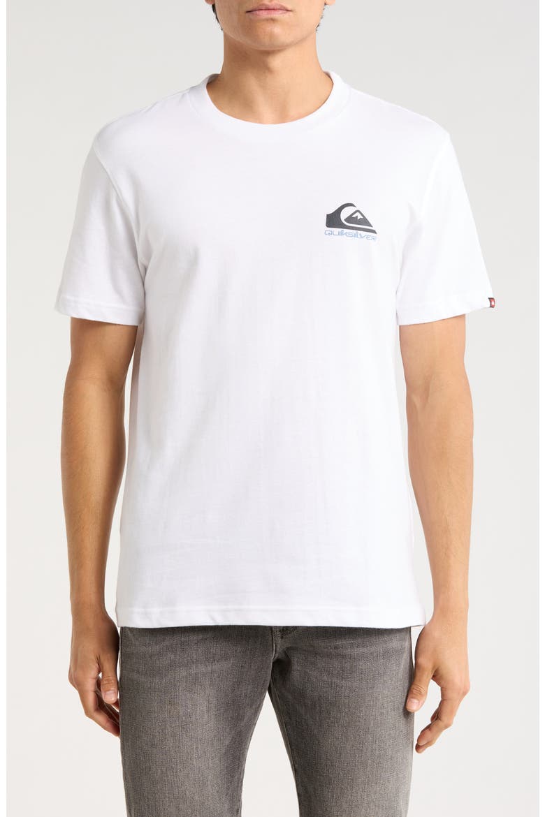 Meander Graphic T-Shirt, Main, color, WHITE