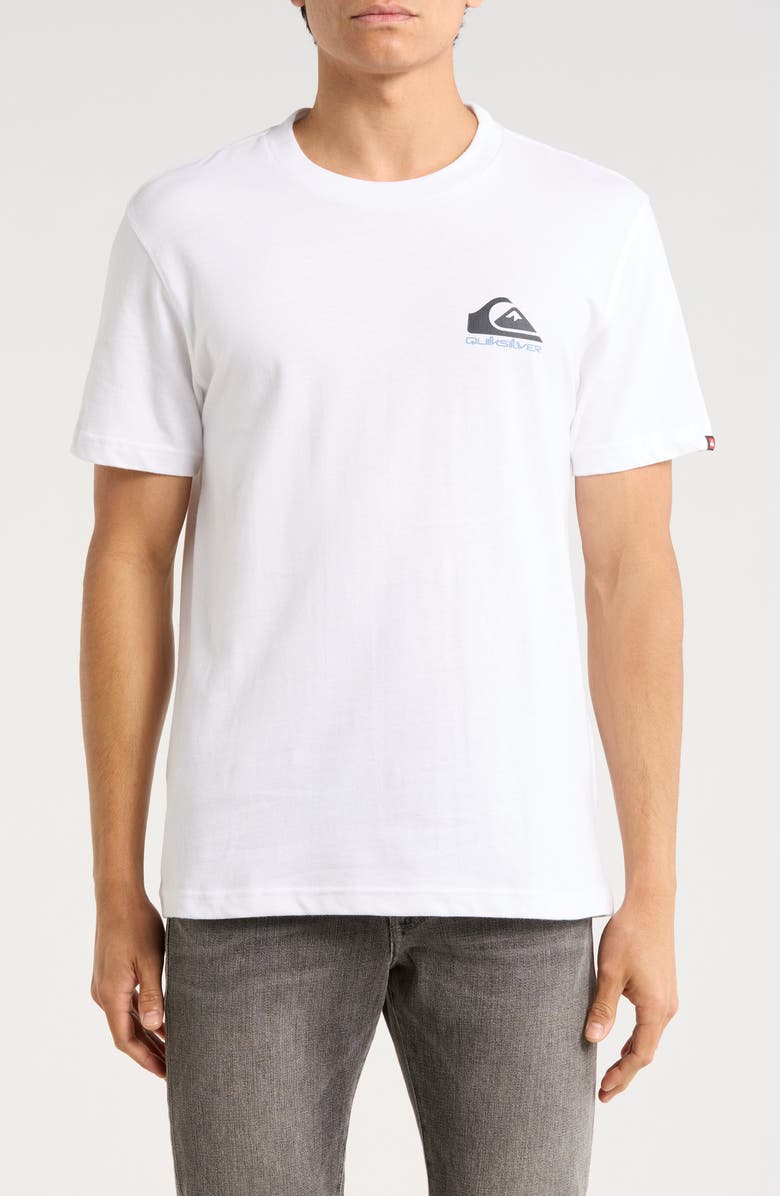 Quiksilver Meander Graphic T-Shirt, Main, color, White