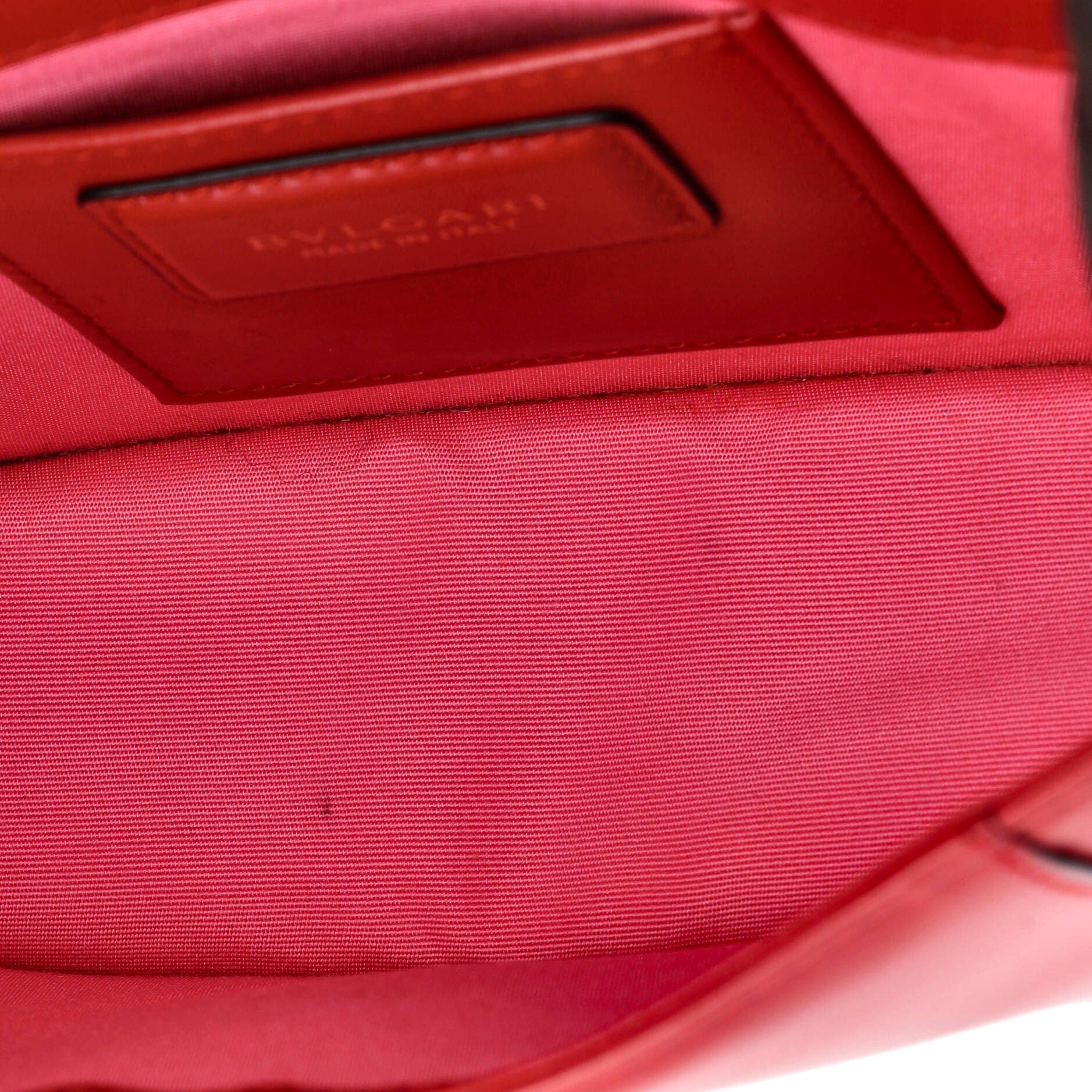 Serpenti Crossbody Bag Leather Small, Alternate, color, Red