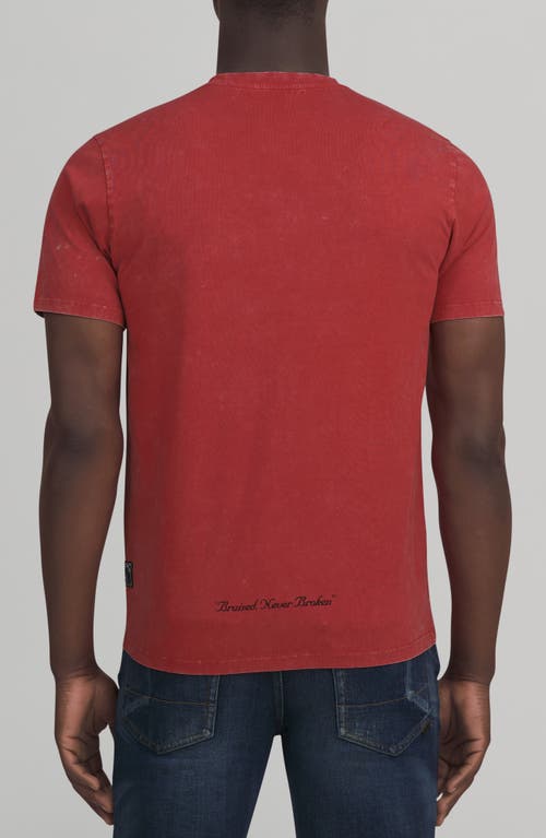 Prps Bromley Cotton Graphic T-shirt In Red