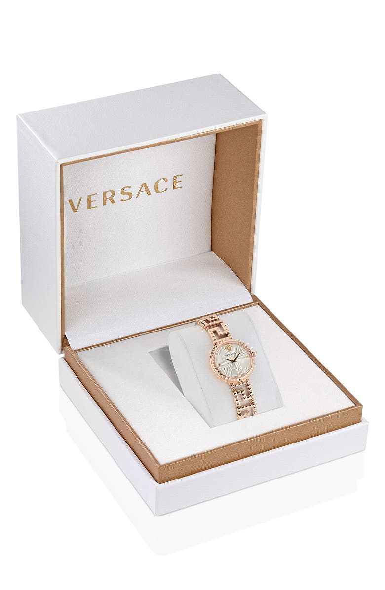 Versace Ren Bracelet Watch, 28mm, Alternate, color, 