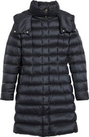 Moncler Hirmas Long Hooded Down Puffer Coat