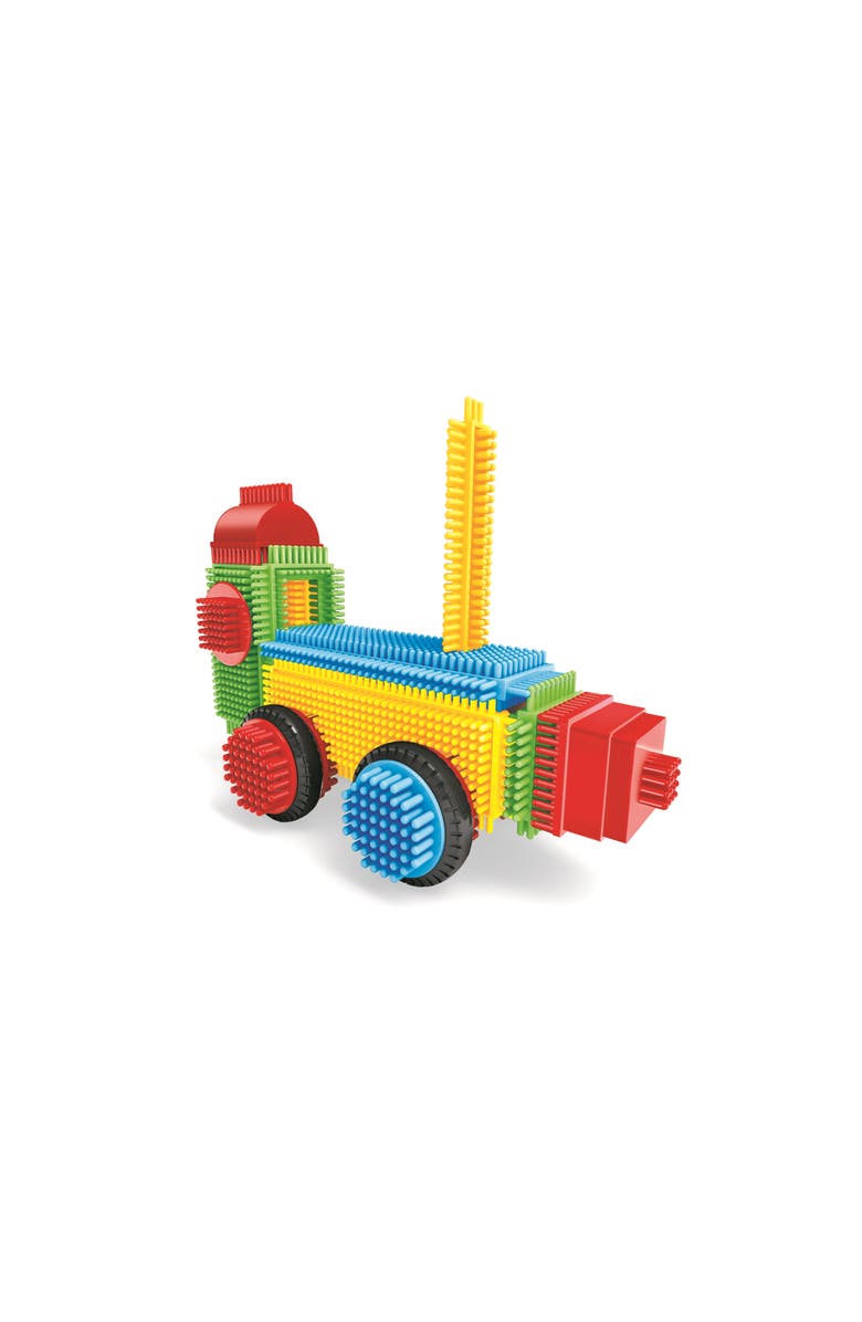Miniland Pegy Bricks All On Board, Alternate, color, Red Multi