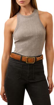 Faherty Paradise Pointelle Organic Cotton Tank