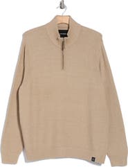 Lucky Brand Cotton Quarter Zip Sweater