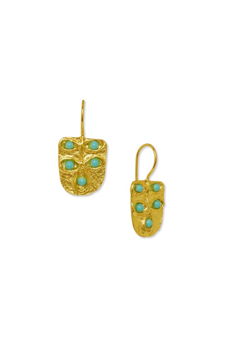 Vera Drop Earrings, Main, color, Metallic Gold
